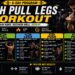6-day push pull legs workout plan with push pull and leg exercises